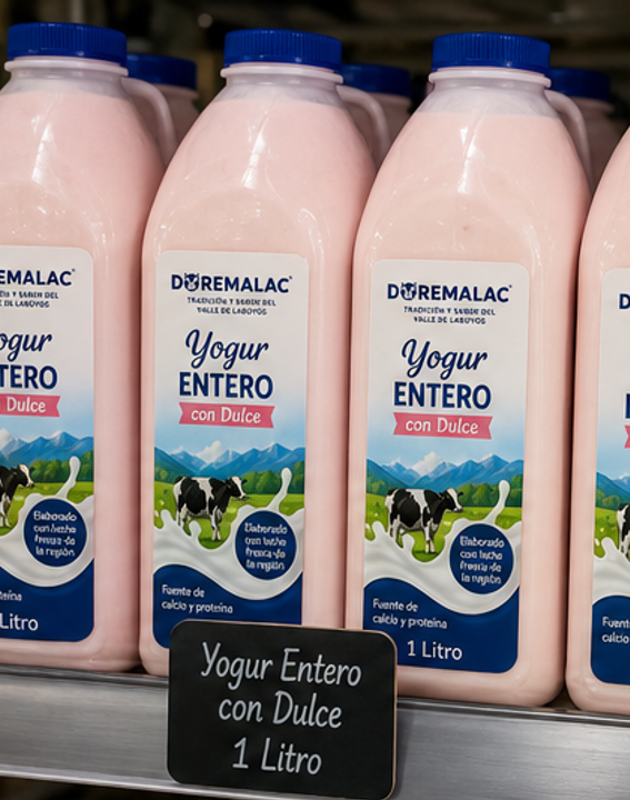 Yogur Entero con Dulce 1L