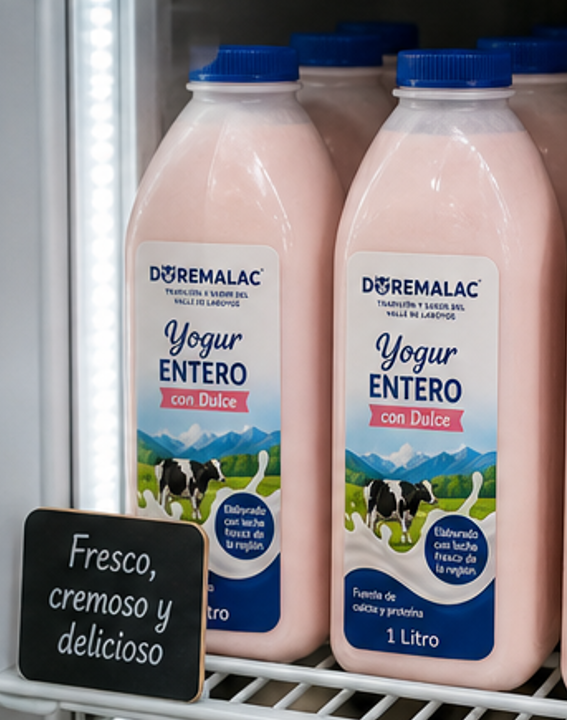 Yogur Entero con Dulce 1L
